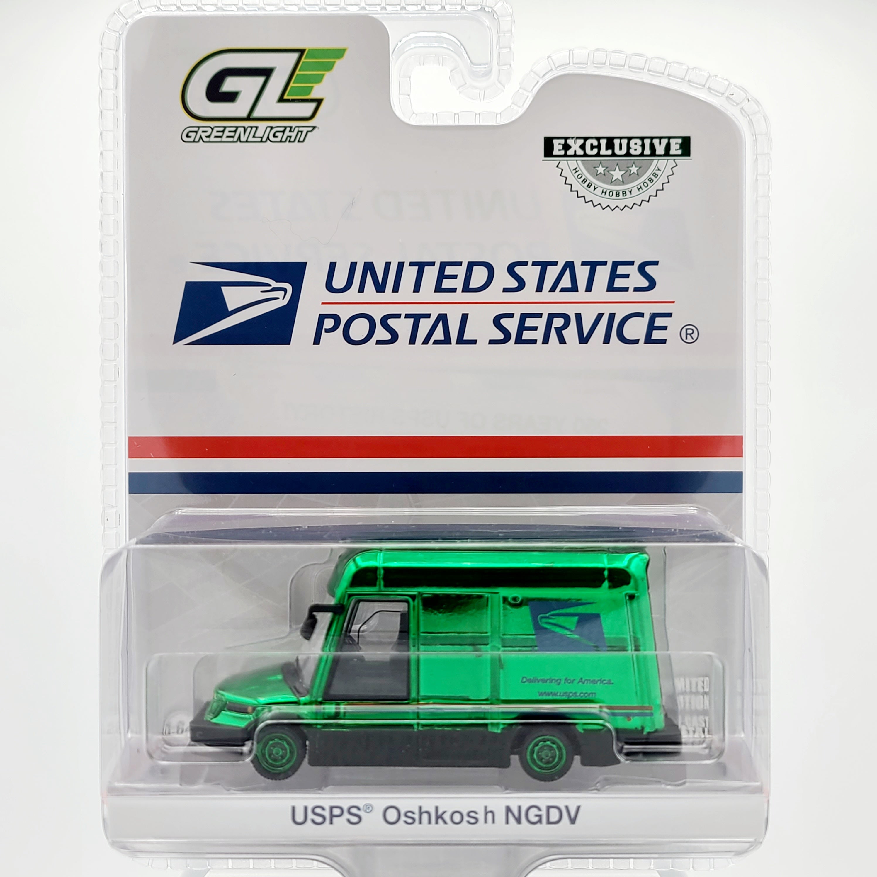 GreenLight - CHASE - USPS Oshkosh NGDV - 1:64 scale, US Postal Service (2024 Hobby Exclusive)